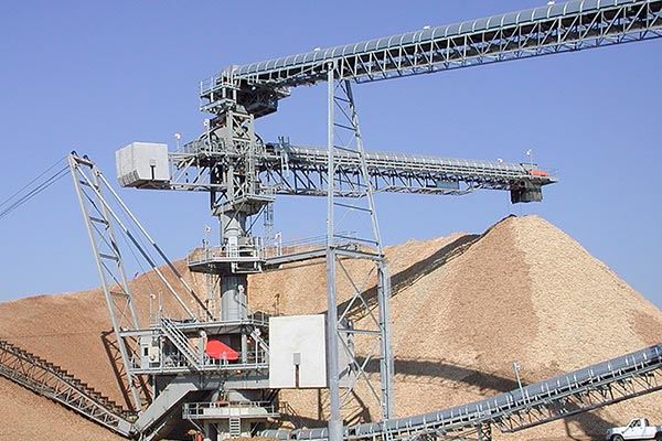 Circular Overpile Stacker Reclaimer